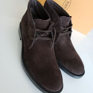 TOD'S NEW COLLECTION Men Ankle Boot In Brown Suede